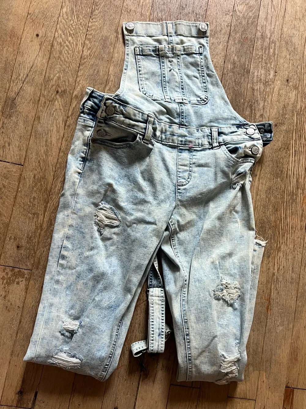 Justice Light Blue Washed Denim Shorts Sz 12